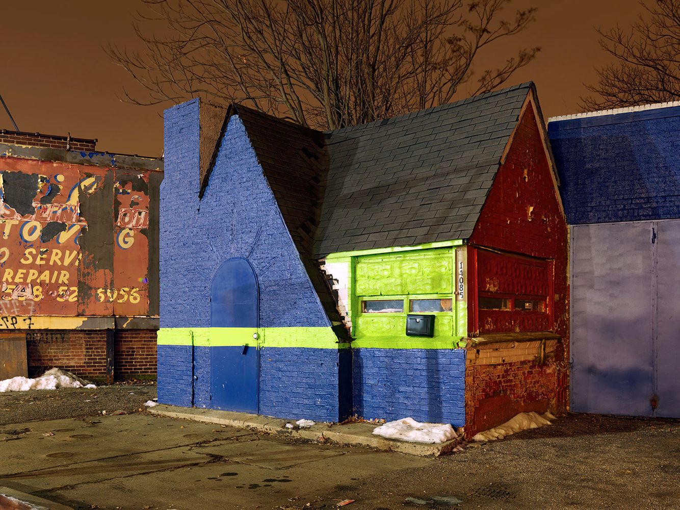 Tiny Building with New Mailbox, Gratiot Avenue, Eastside, Detroit 2016