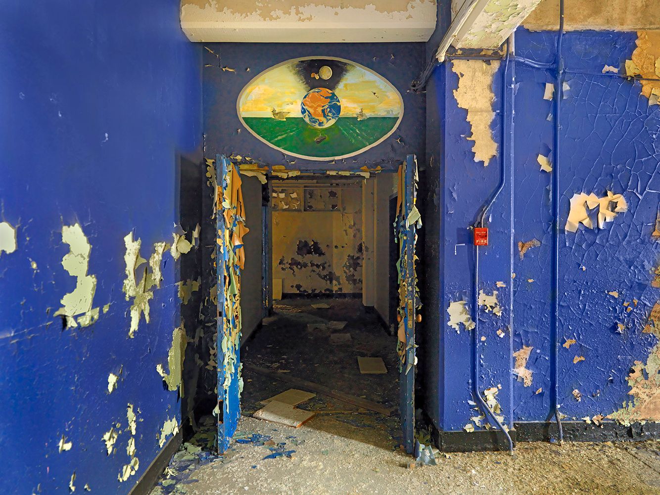 Hallway Entrance, Chanute AFB, Rantoul, IL 2007