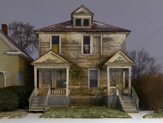 Tilted Lampshade, Eastside, Detroit 2017