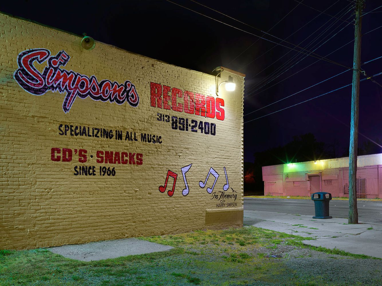 Simpson's Record Shop, Eastside, Detroit 2016