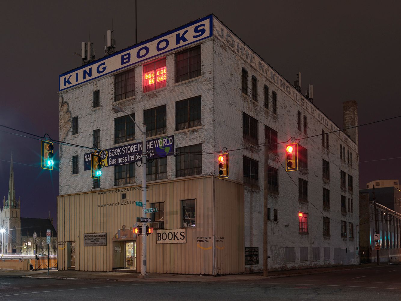 King Books, W Lafayette Blvd., Downtown, Detroit 2016