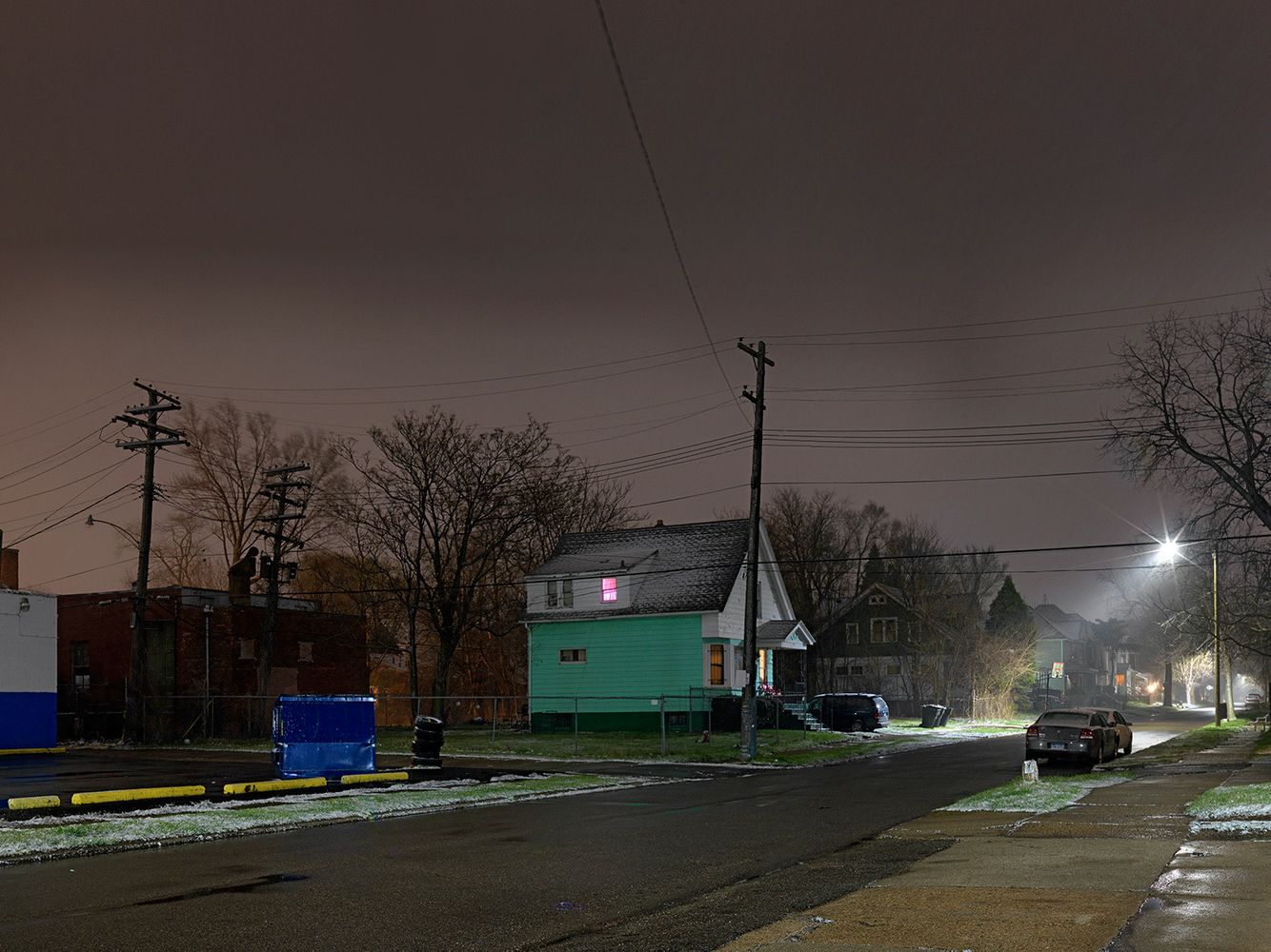 Street in Winter, Eastside, Detroit 2016