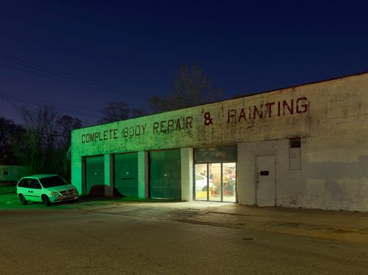 Auto Body Repair Shop, Eastside, Detroit 2017