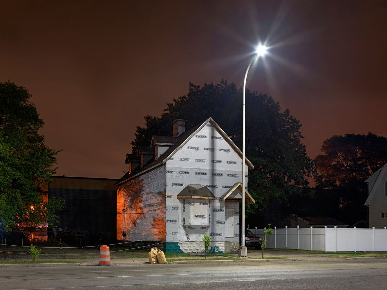 Wrapped Up House, Mexicantown, Detroit 2016