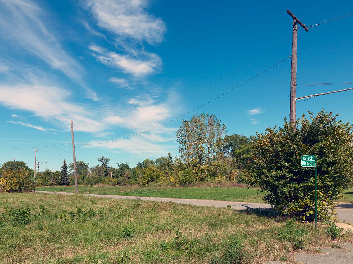 Corner of Brush and Minnesota, Eastside, Detroit 2015