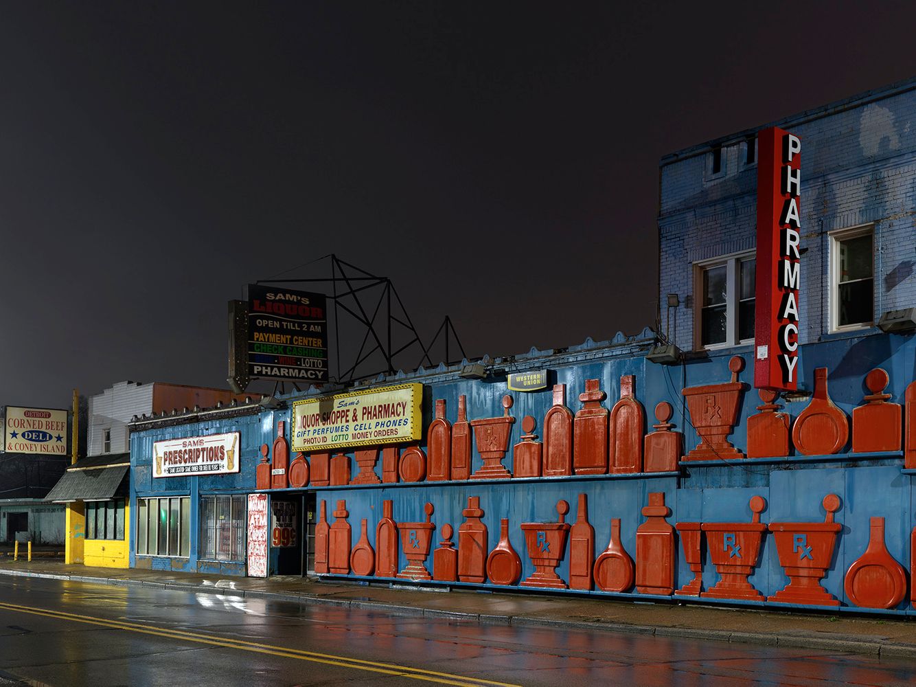 Pharmacy, Liquor Store, Westside, Detroit 2016