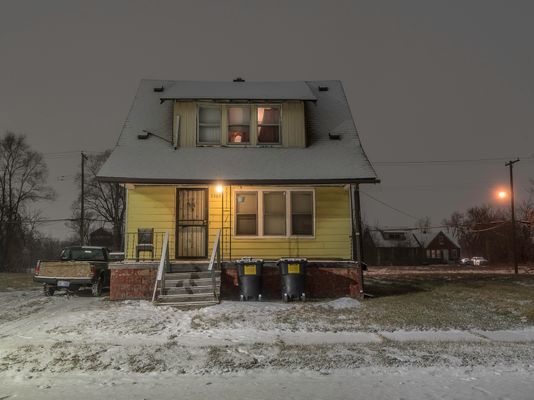 House at Night, Eastside, Detroit 2019