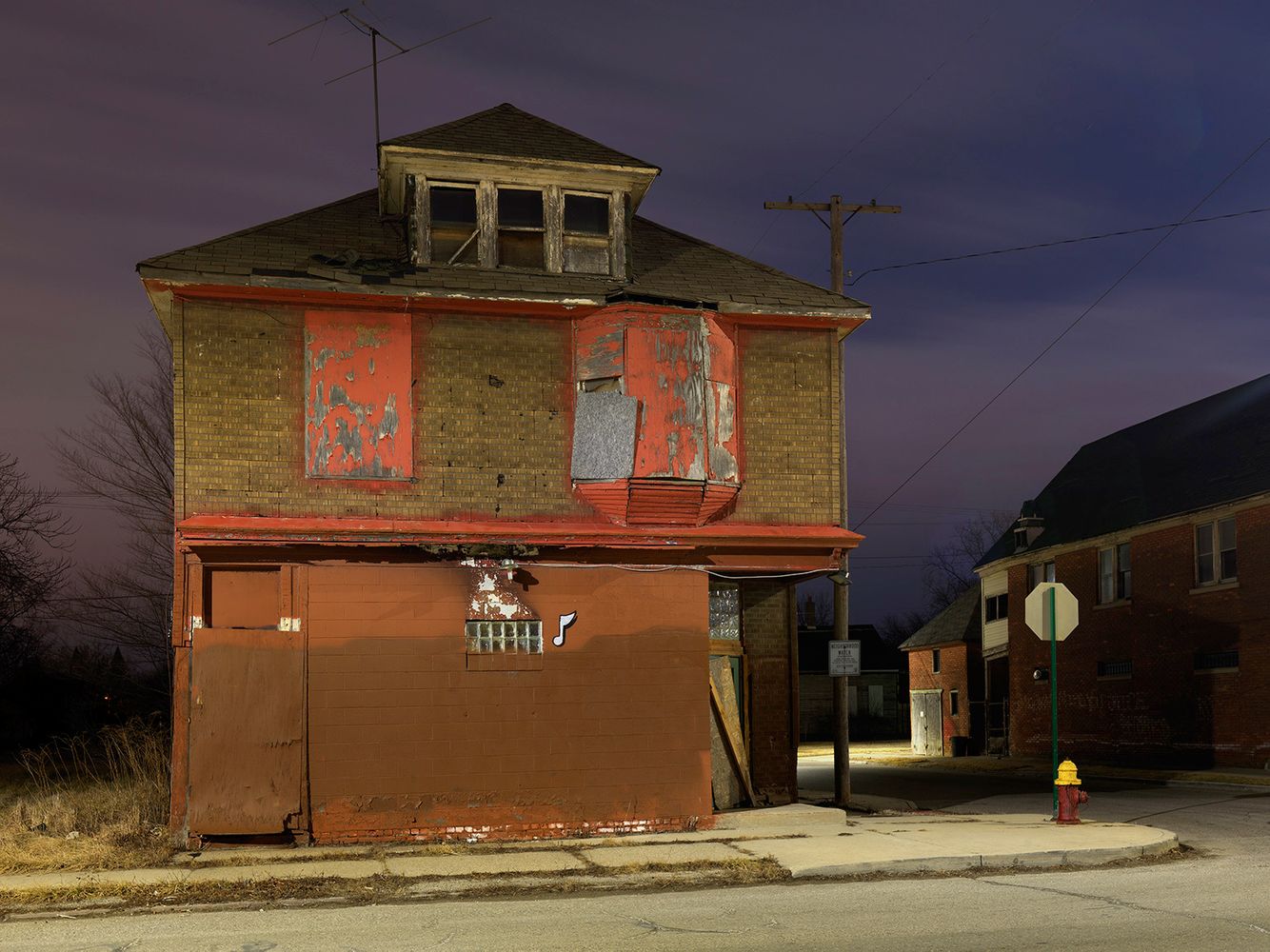 One Note House, Chene Street, Polsetown, Eastside, Detroit 2016