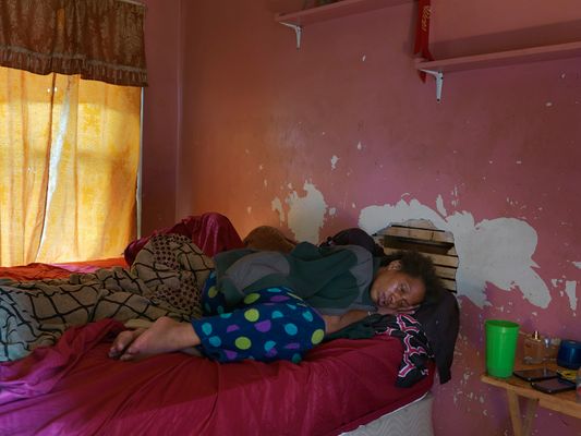 Kat Sleeping, Eastside, Datroit 2015