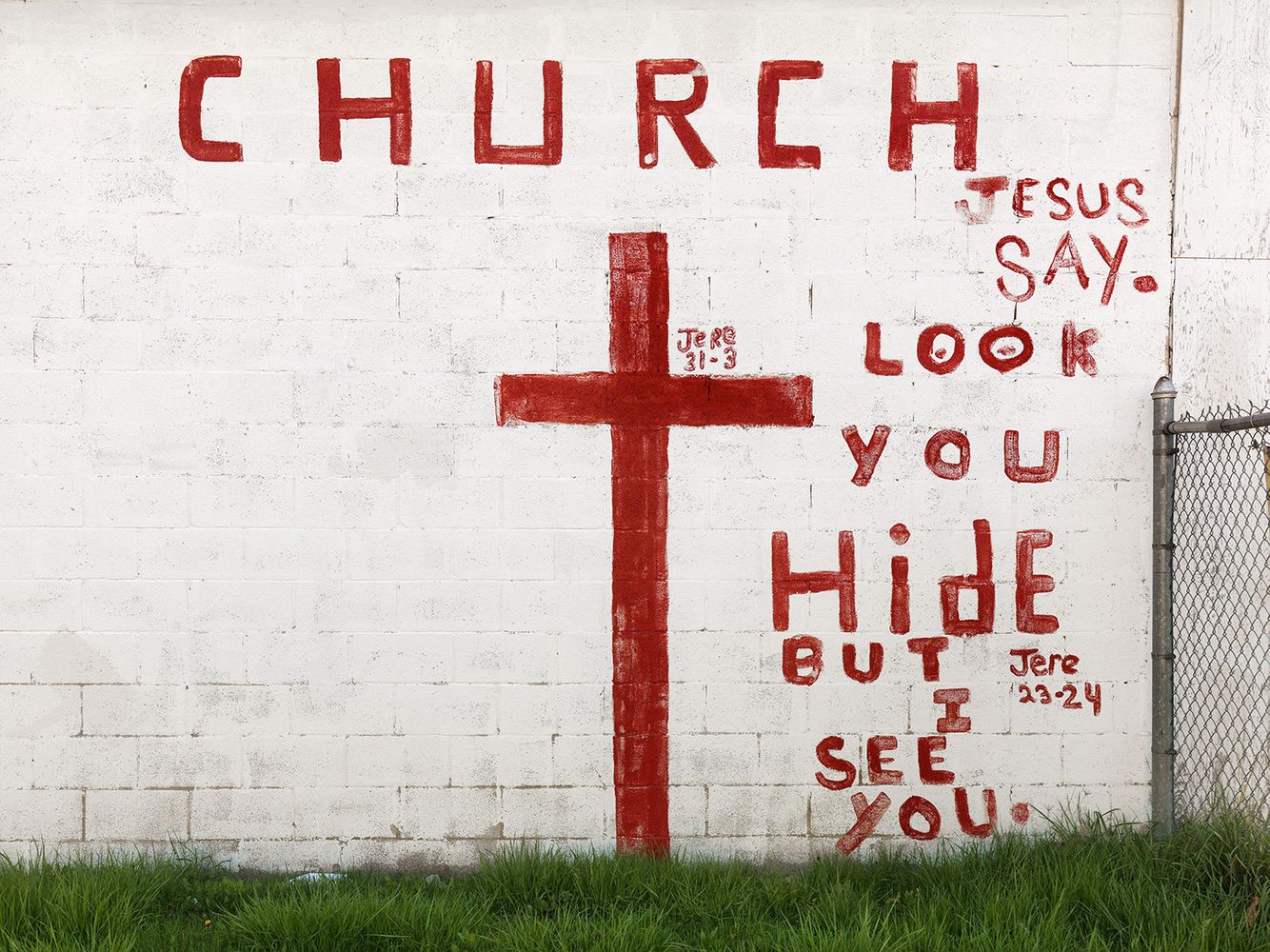 Church Signage, Eastside, Detroit 2014