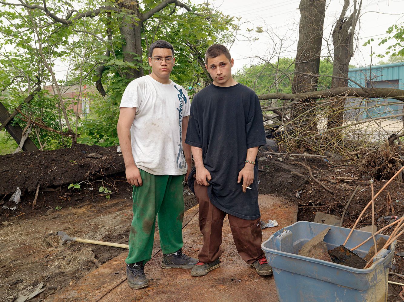 Donavan and Brandon, Metal Scrappers, Detroit 2011