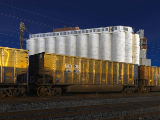 Rail Cars and Silo, Southside, Chicago, 2018