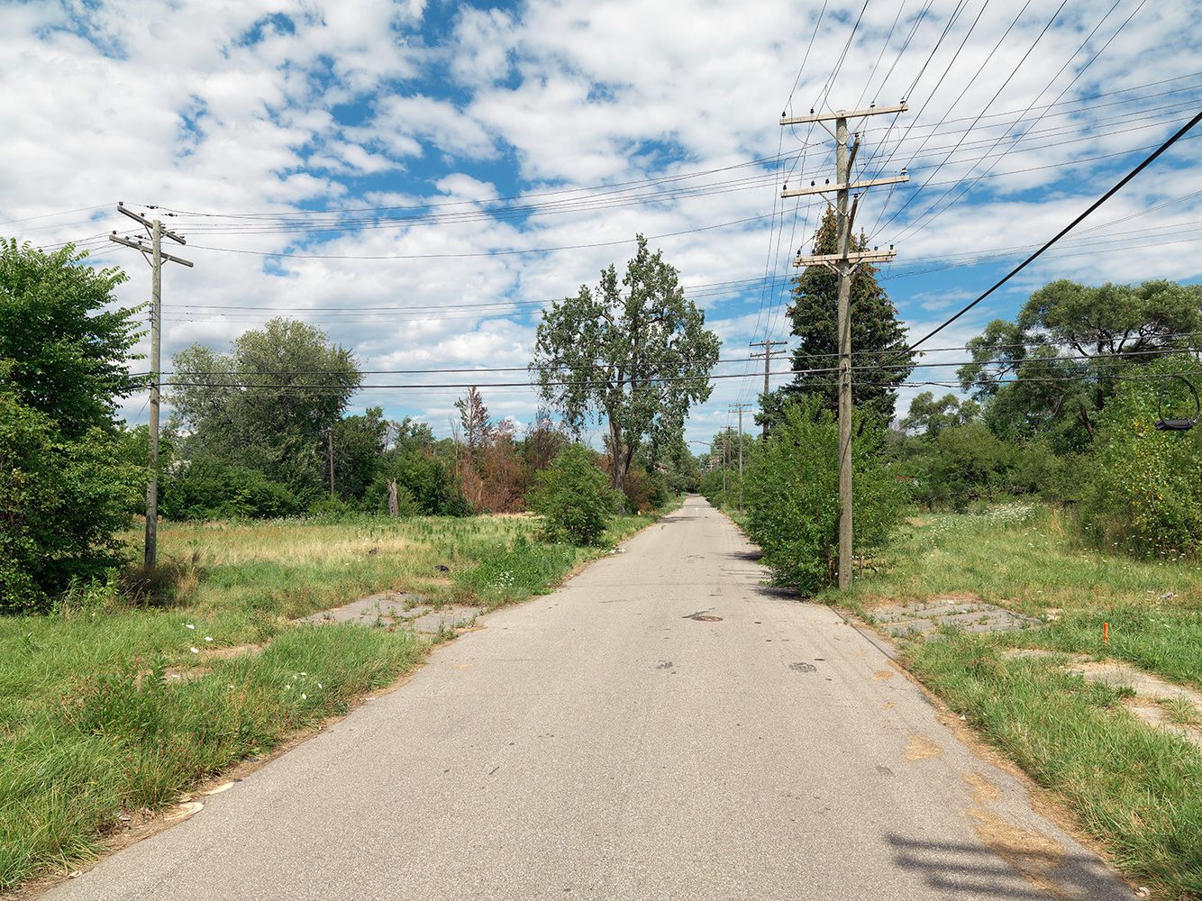 Sylvester Street Looking East, Detroit 2015