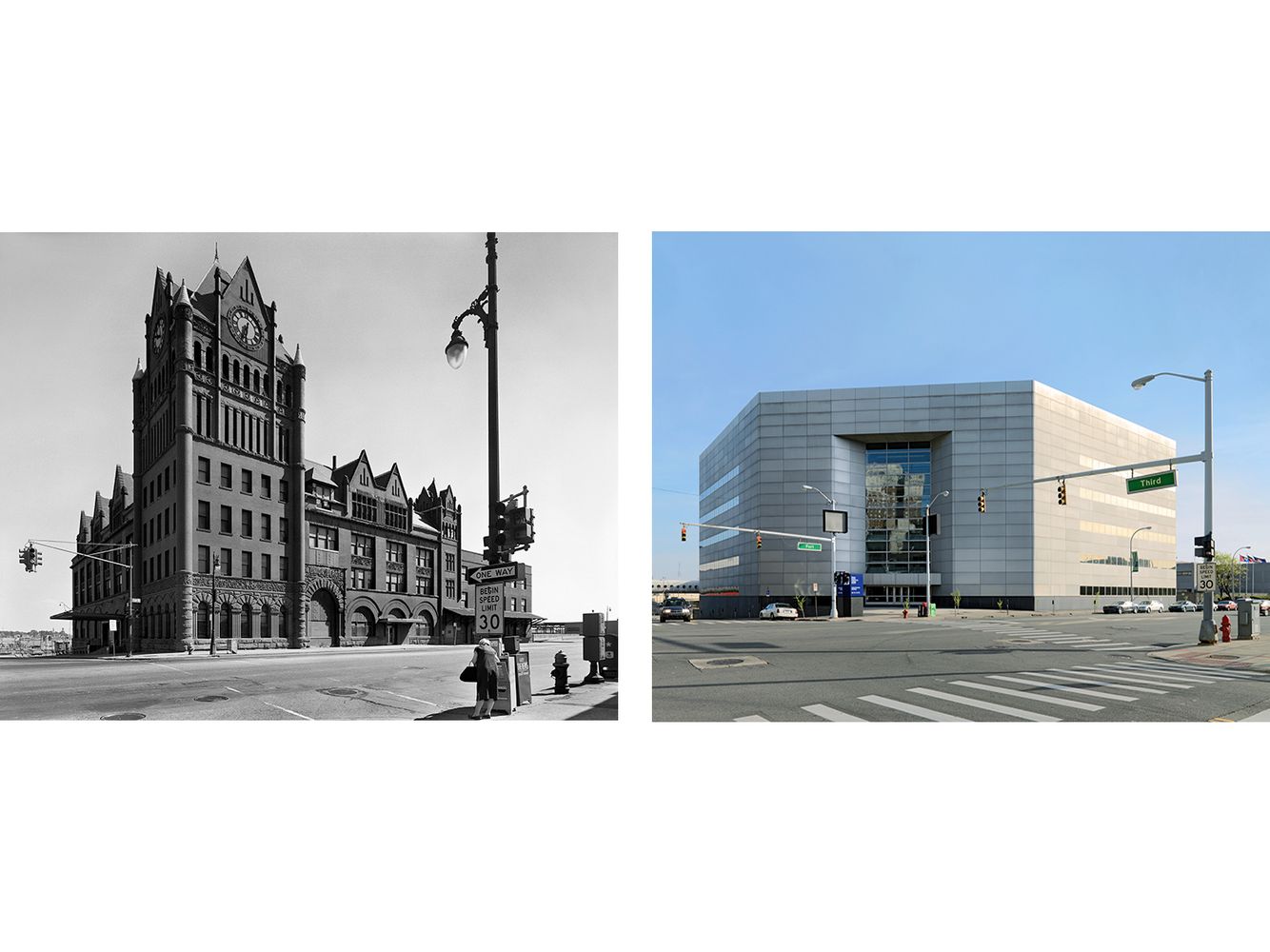 Corner of Fort and Third Street, Detroit 1973-2010