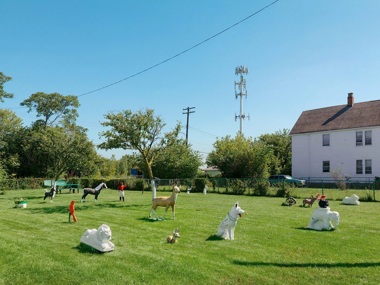 Yard with Lawn Decorations, Eastside, Detroit 2014