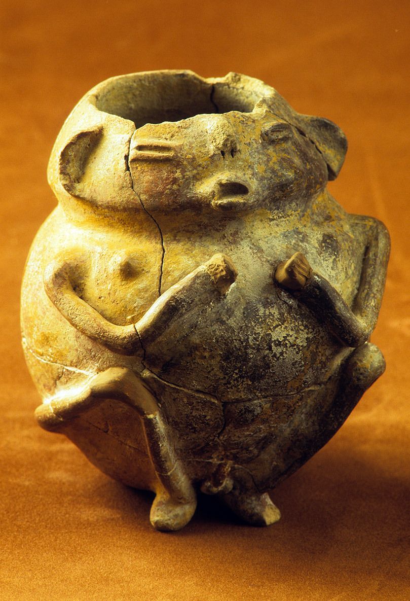 Burial urn from the Cotunda pre-Incan cultureupper Amazon basin, Ecuador