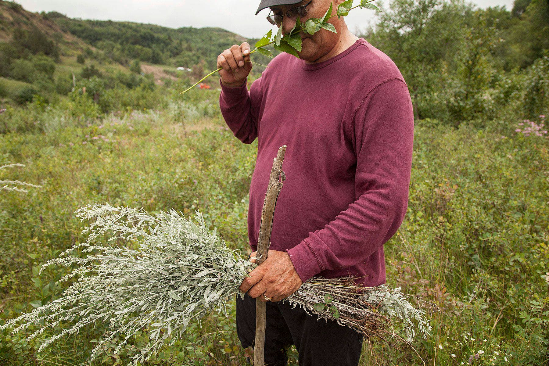 Vance Gillette, tribal elder and enviornmental attorney, founding member of Save Our Aboriginal Resources (SOAR) on the Fort Berthold Indian Reservation, North Dakota.