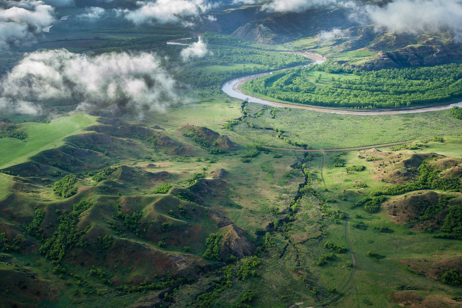 Little Missouri River valley, Theodore Roosevelt National Park