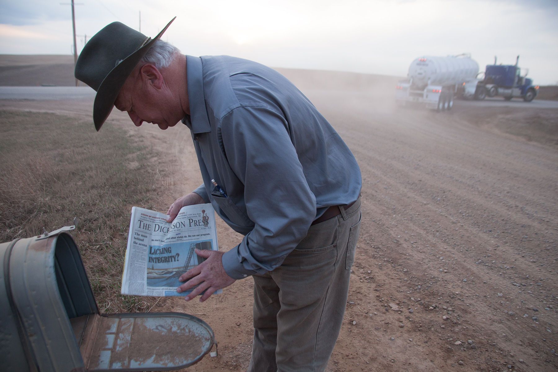 Getting the mail in fracking country