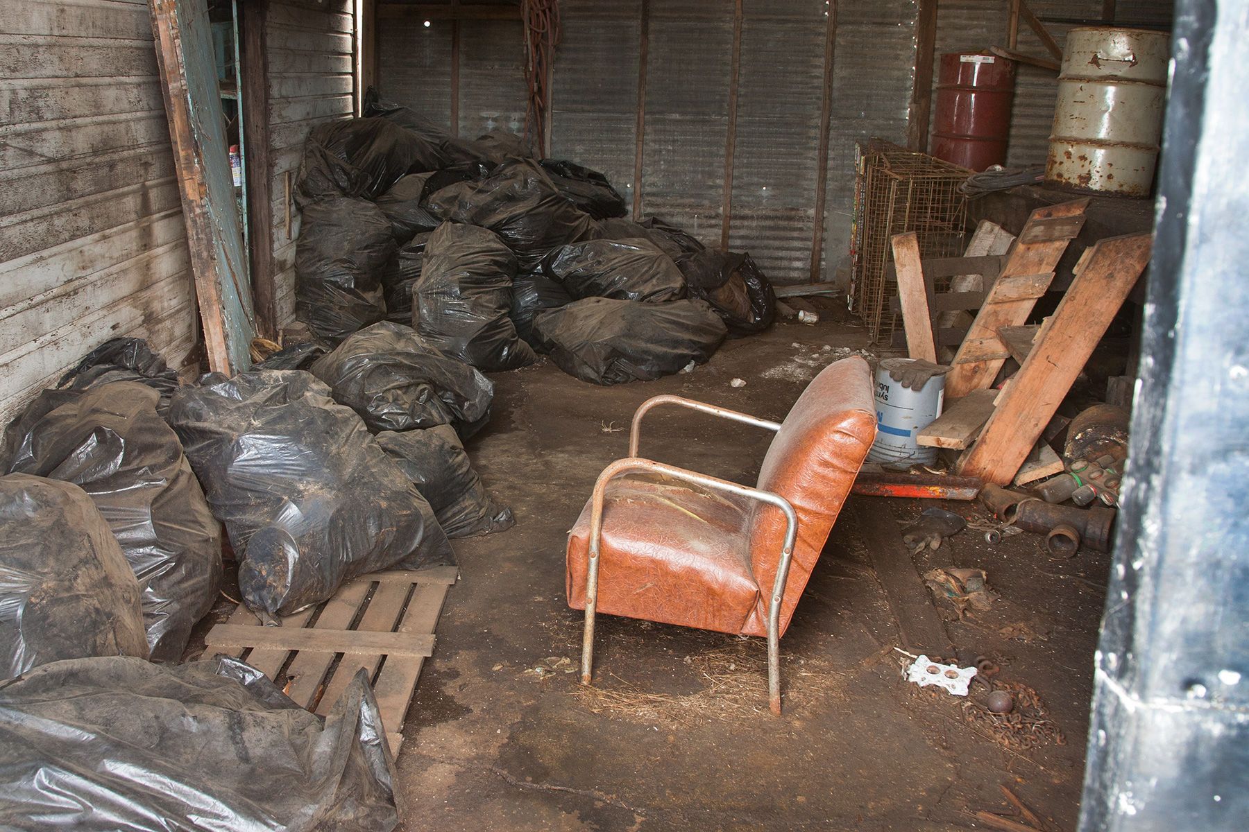 Radioactive fracking waste