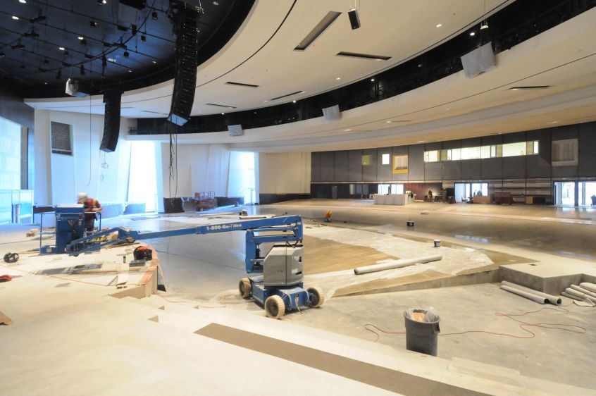 Sanctuary under construction, Korean Central Presbyterian Church