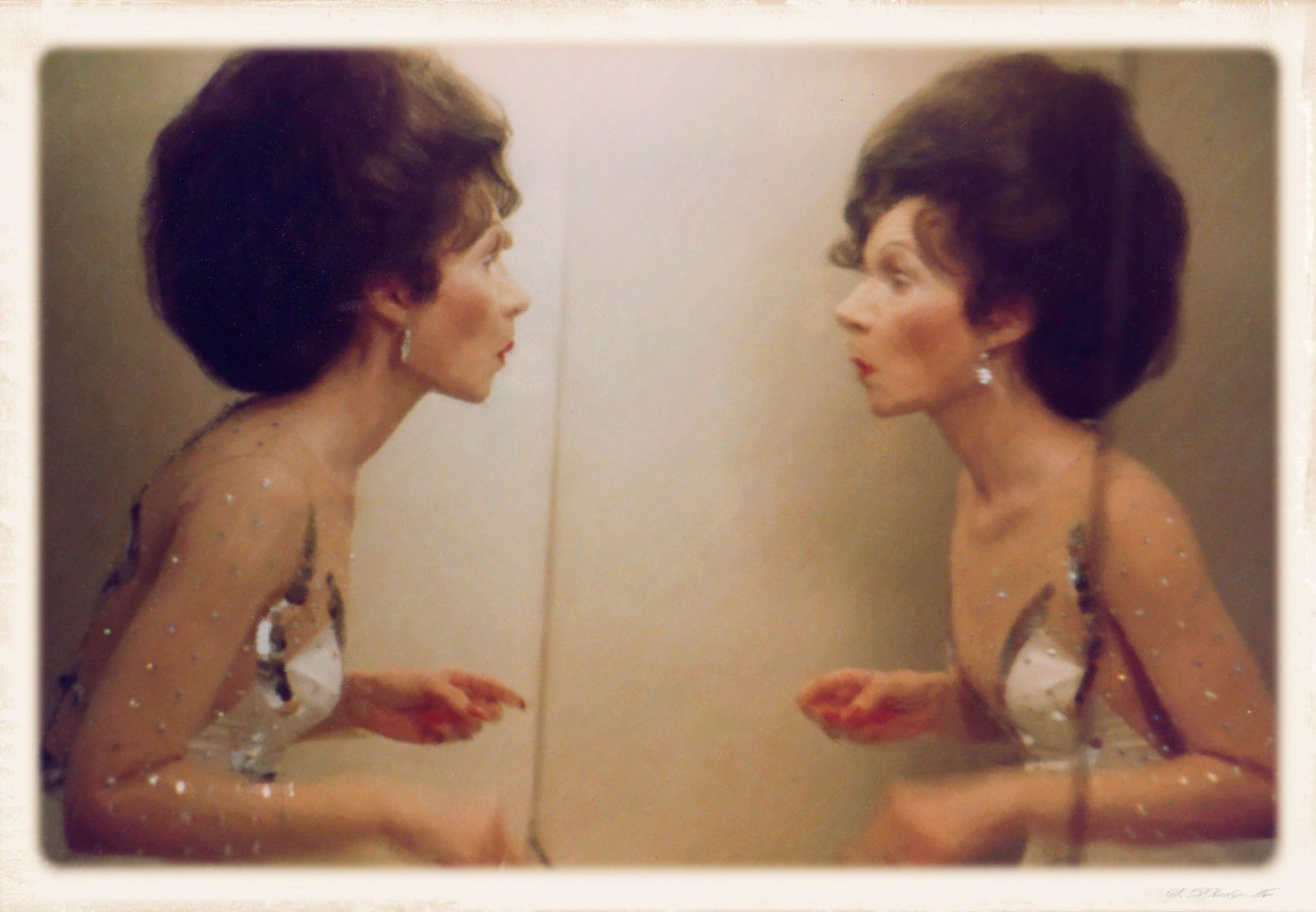 Getting  Ready For Dance Competition
New York, NY Ballroom Dancer - Mirror Reflection