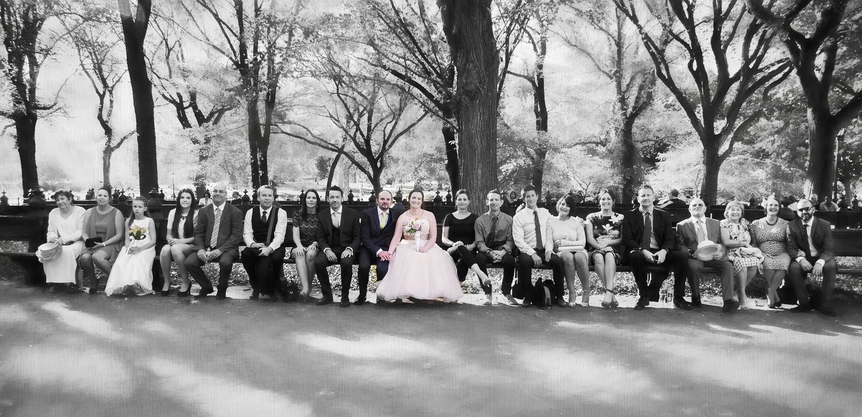 Bride & Groom With Guests