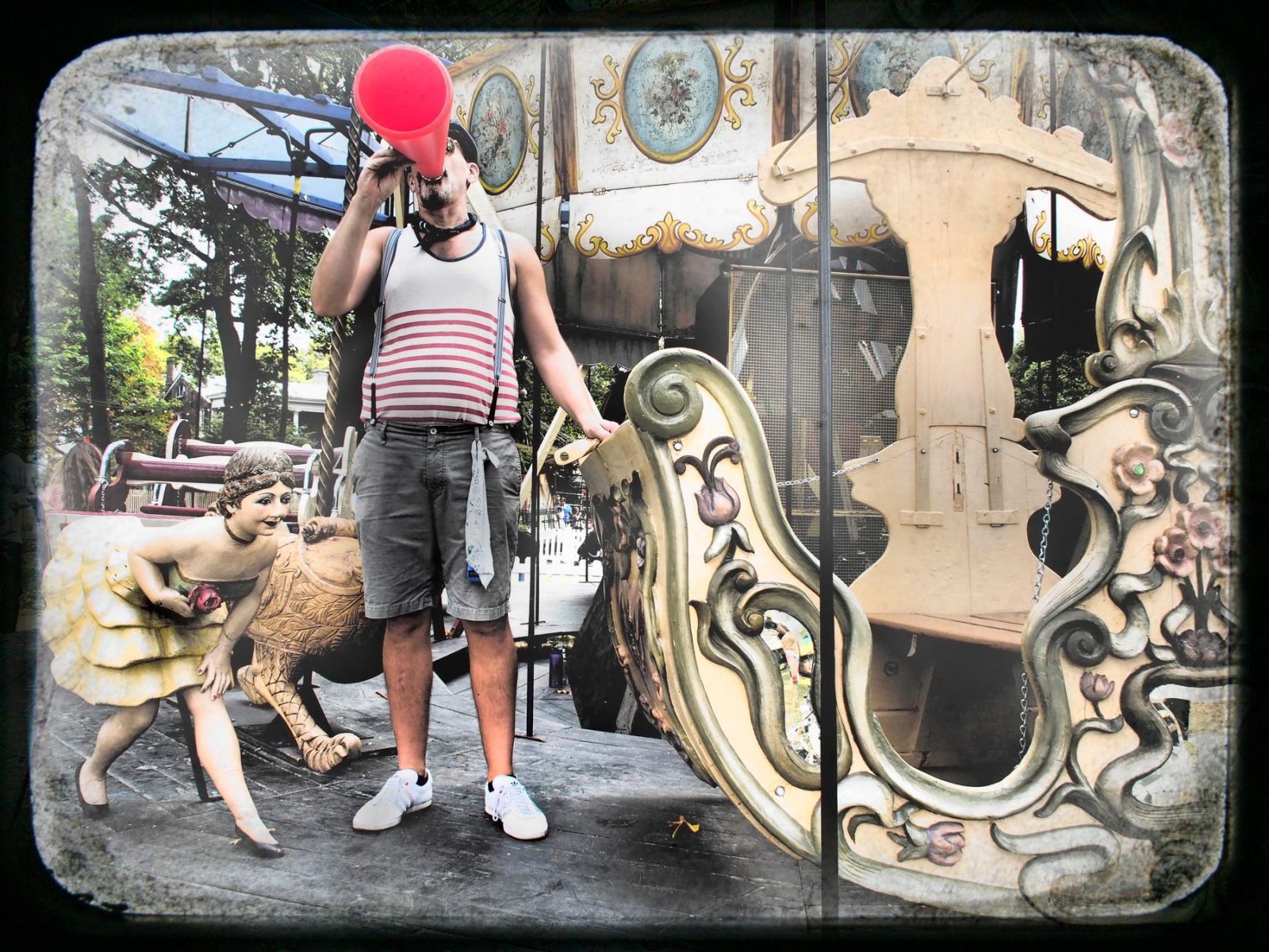 Governors Island, NY Vintage Carousel