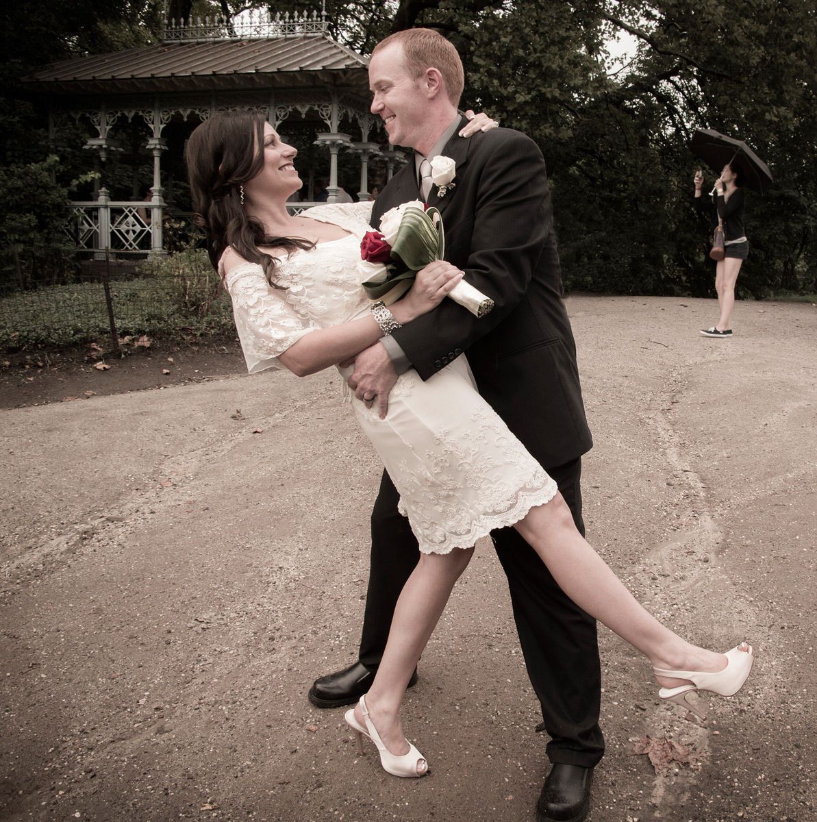 Bride & Groom Dance Pose