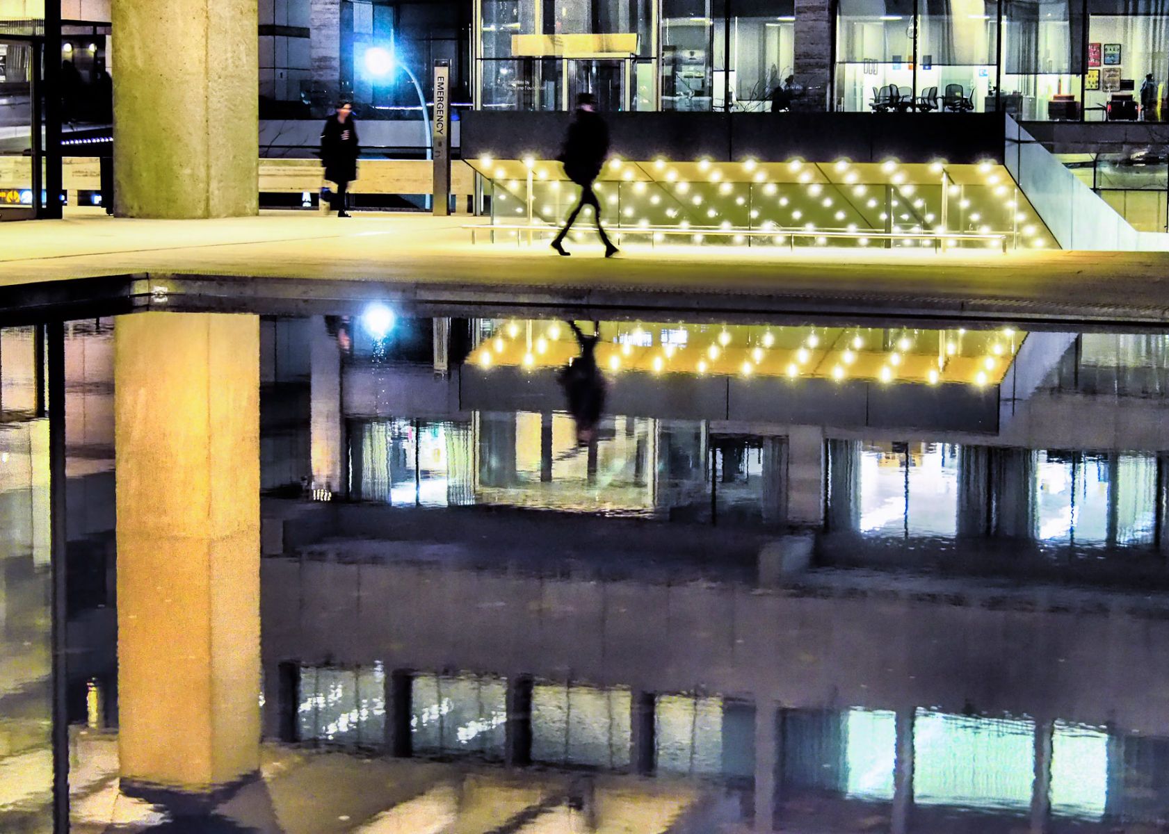 Paul Milstein Pool and Terrace
Lincoln Center, NYC Reflection Pool At Night