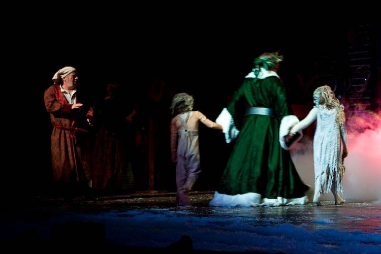 New Repertory Theatre: A Christmas Carol.  Artistic Director, Rick Lombardo.