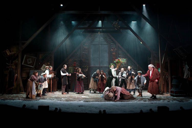 New Repertory Theatre: A Christmas Carol.  Artistic Director, Rick Lombardo