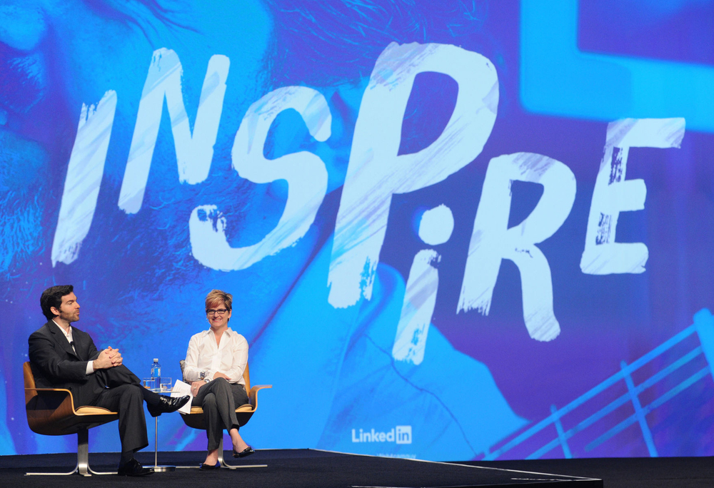 LINKEDIN: CEO Jeff Weiner speaks during a panel