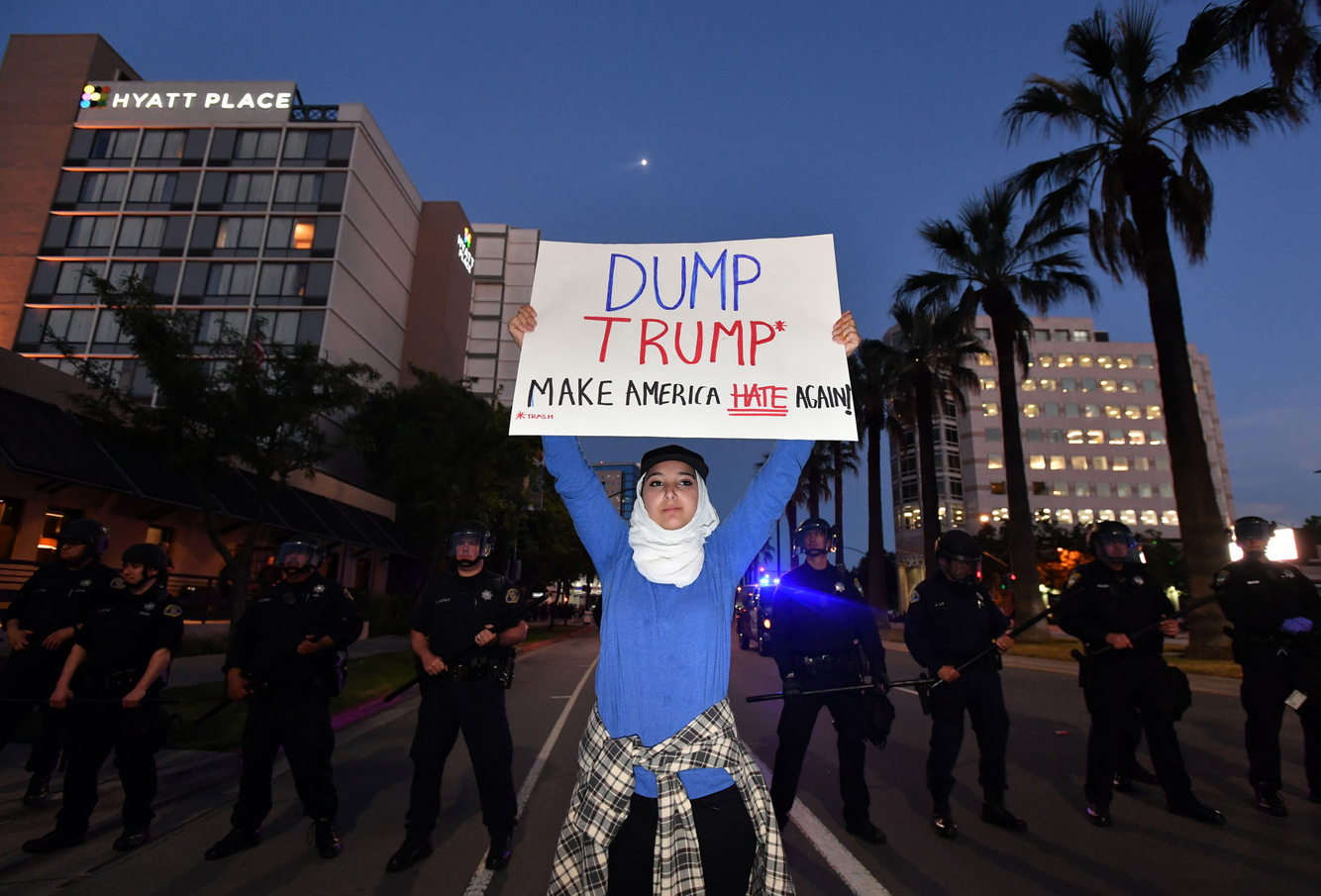 Anti-Trump protest