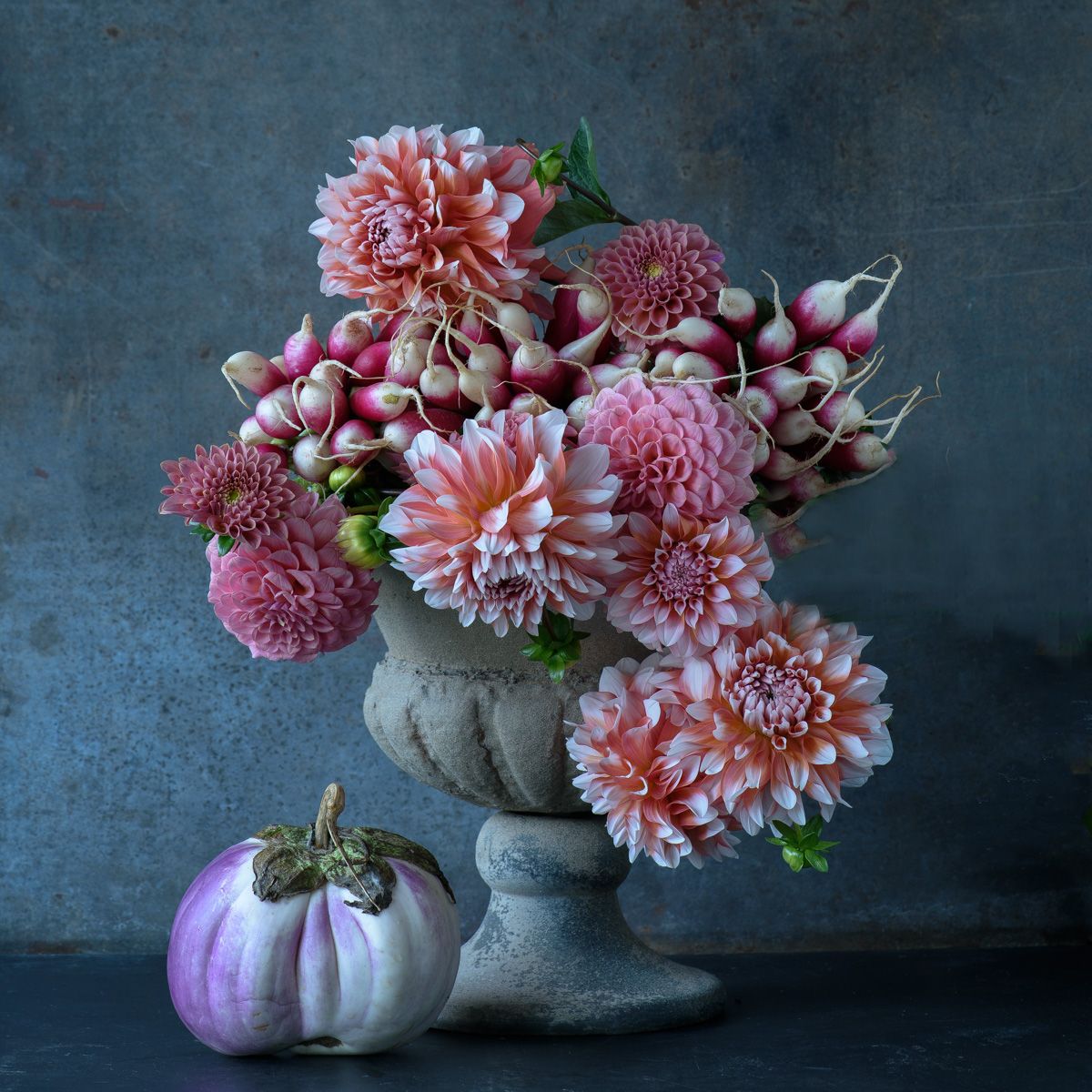 Lynn Karlin_Eggplant with Dahlias.jpg Eggplant.jpg