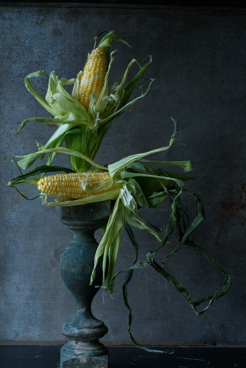 Lynn Karlin_Two Corn on Pedestal.jpg