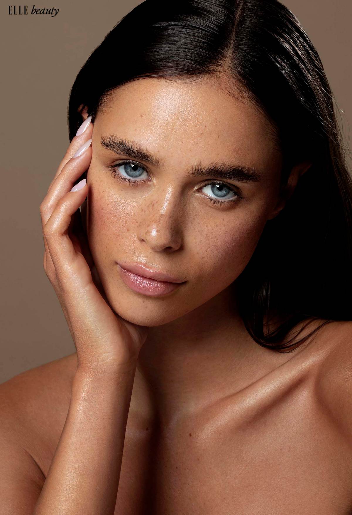 Giulia Ciancioo for ELLE Bulgaria skincare story in 10.25