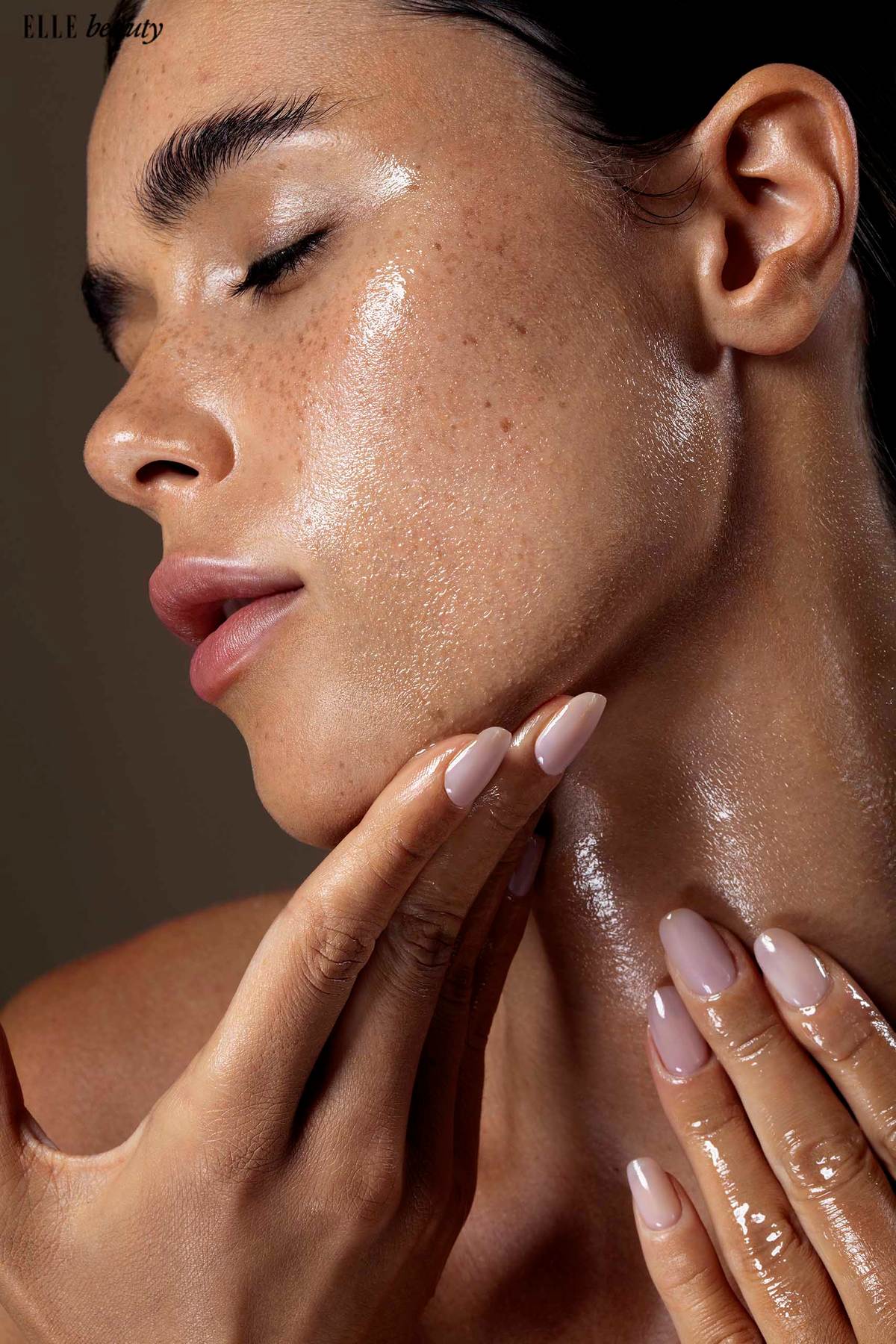 Giulia Ciancioo for ELLE Bulgaria skincare story in 10.25