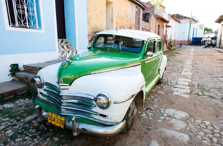 Vintage American Car, Trinidad, Cuba