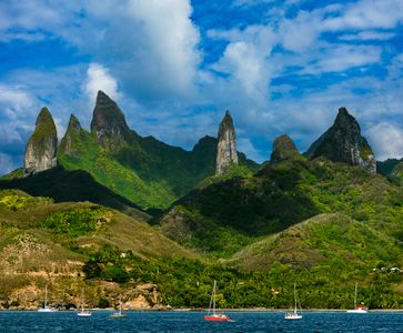 Oa Pou, Marquesas Islands, Polynesia