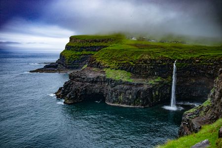 Mulafossur Falls, Faroe Islands