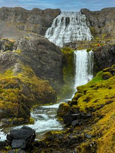 Dynjandi Falls, Westfjords, Iceland