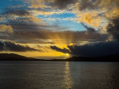 Sunset over the  Norwegian Sea