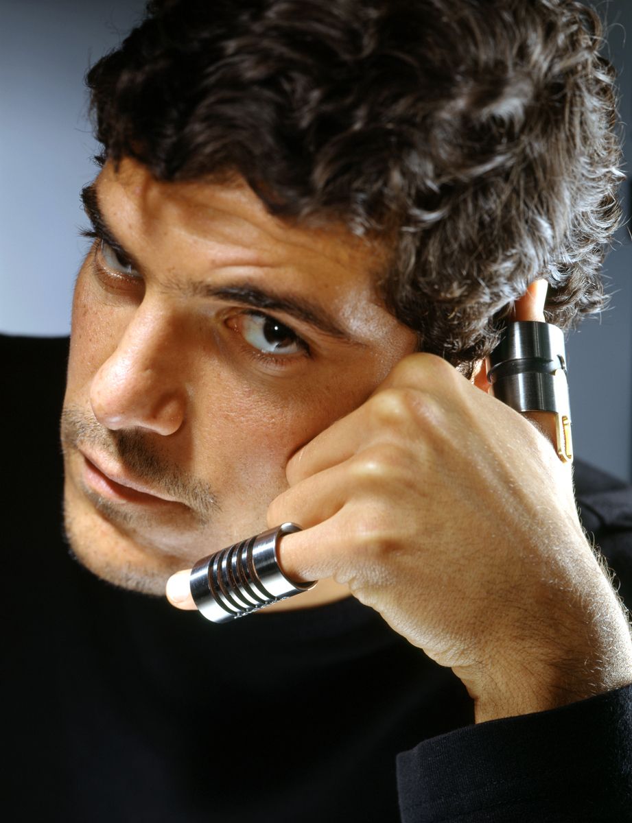 Jewelry as communication device. Design by IDEO.