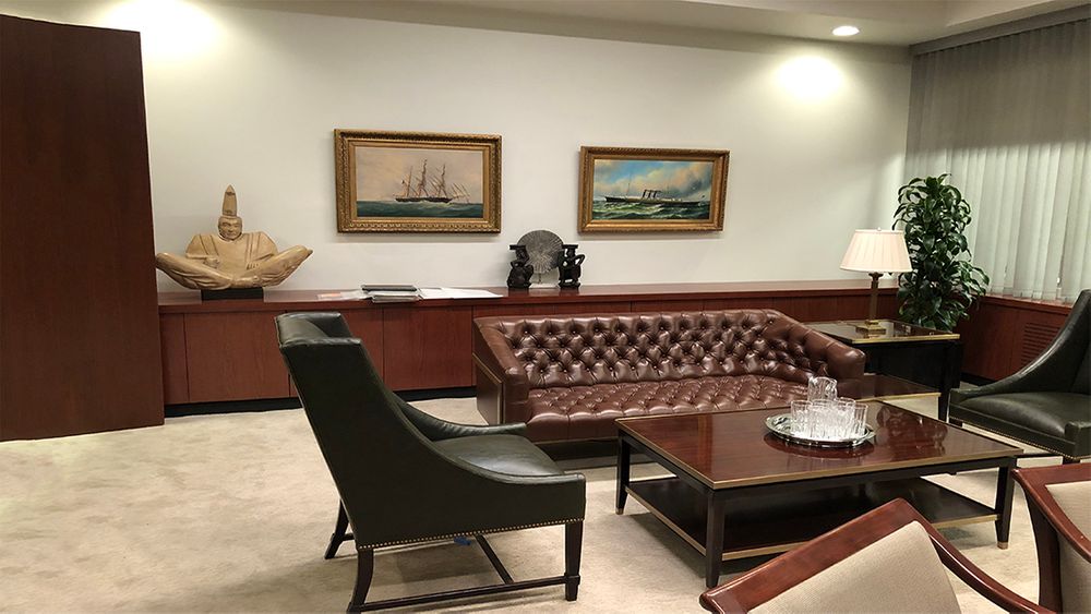 STAGE SET: Int. Executive Law Office