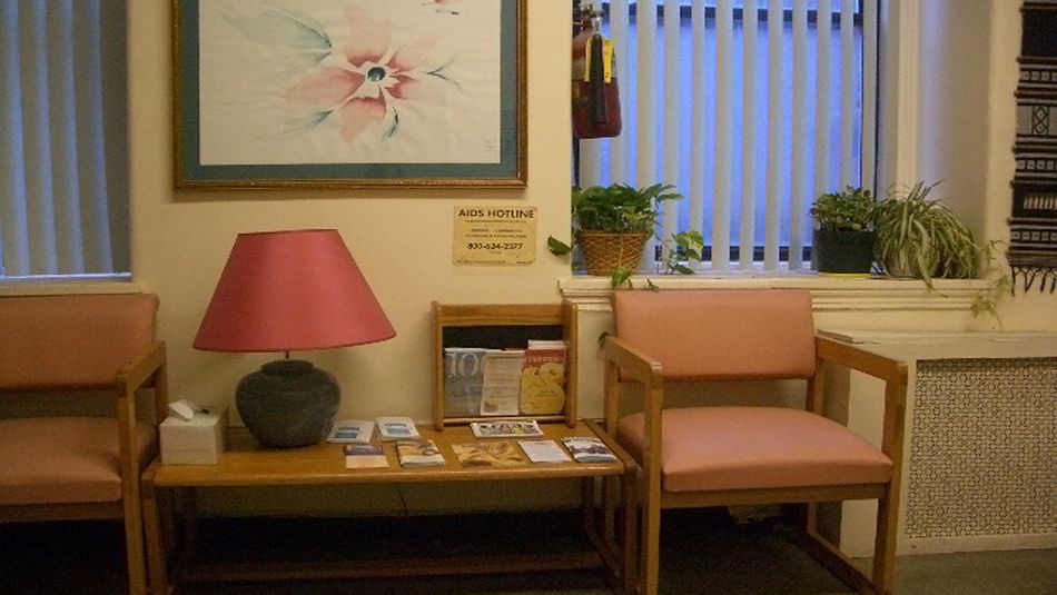 AIDS Clinic Waiting Room, 1987