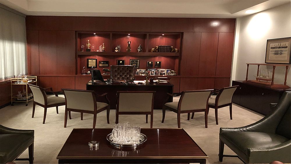 STAGE SET: Int. Executive Law Office