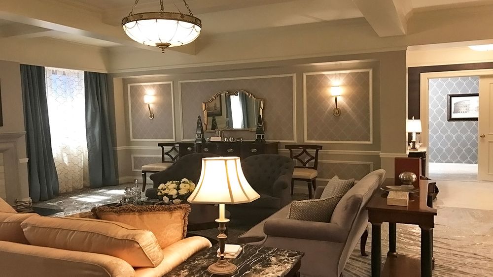 STAGE SET: Int. Hotel Suite