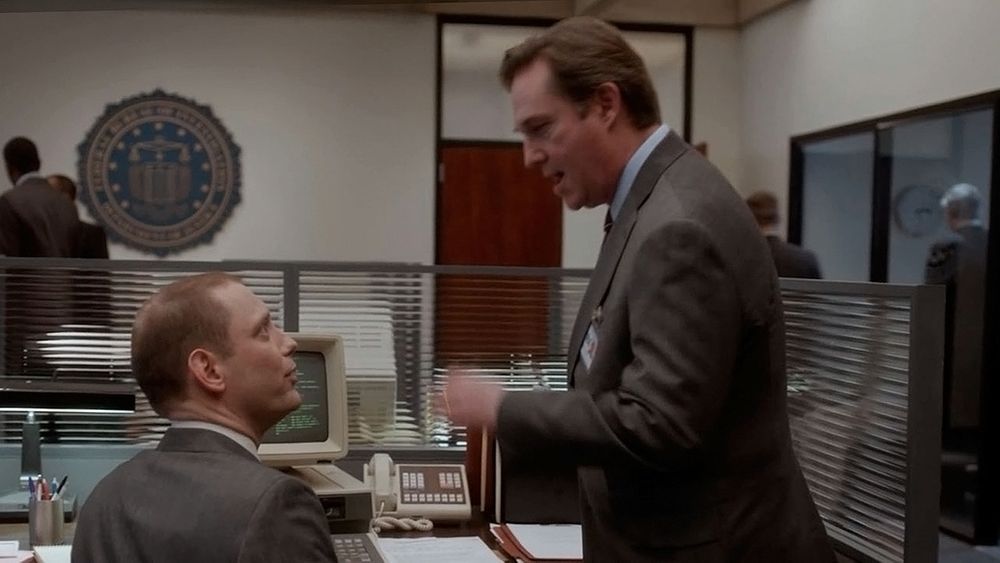 STAGE SET: J.Edgar Hoover Bldg, Washington D.C. FBI Office-Bullpen, 1981