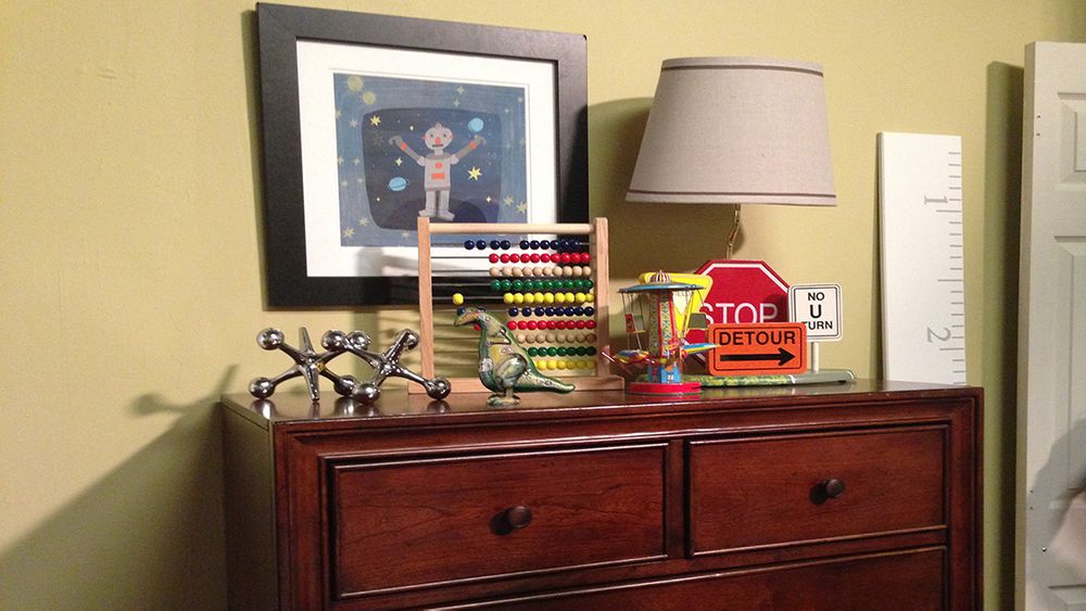 STAGE SET: Cooper's Bedroom & Bathroom